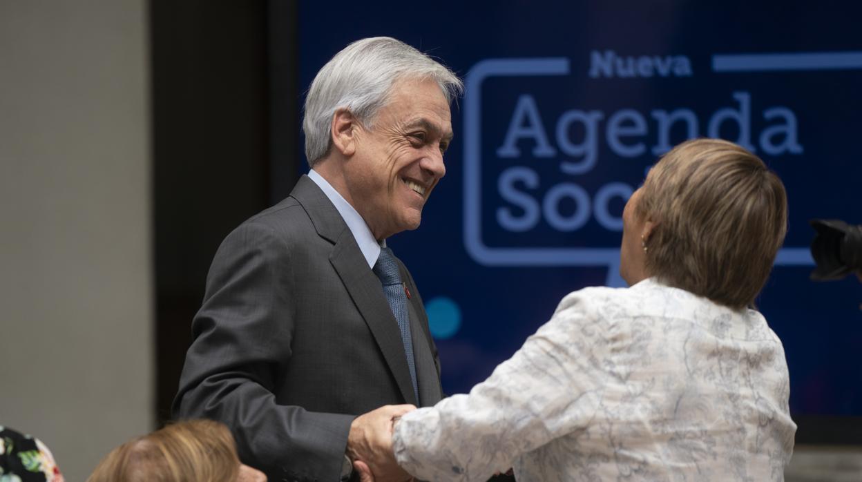 El presidente Sebastián Piñera