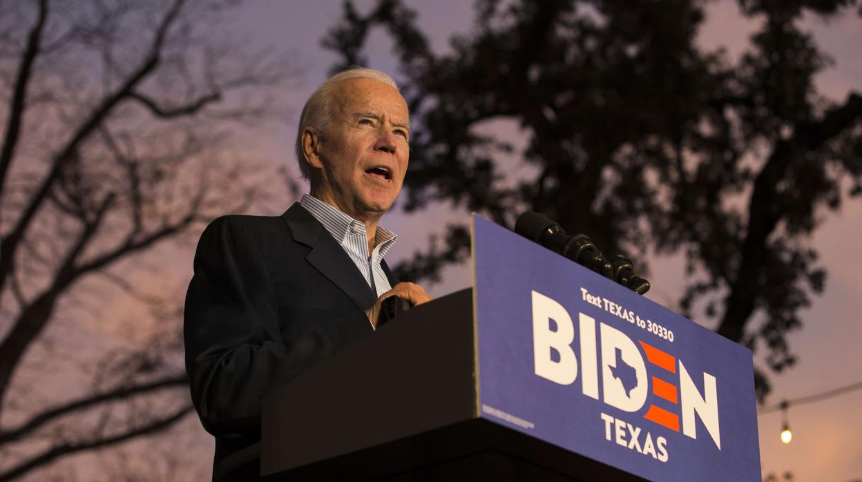 Joe Biden, durante un mitin en Texas