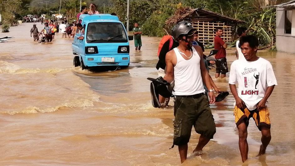 El tifón Phanfone causa estragos en Filipinas