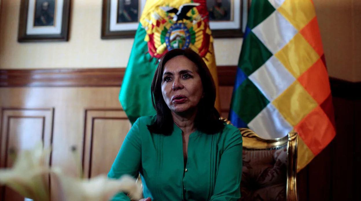 Karen Longaric, ministra de Exteriores de Bolivia en funciones