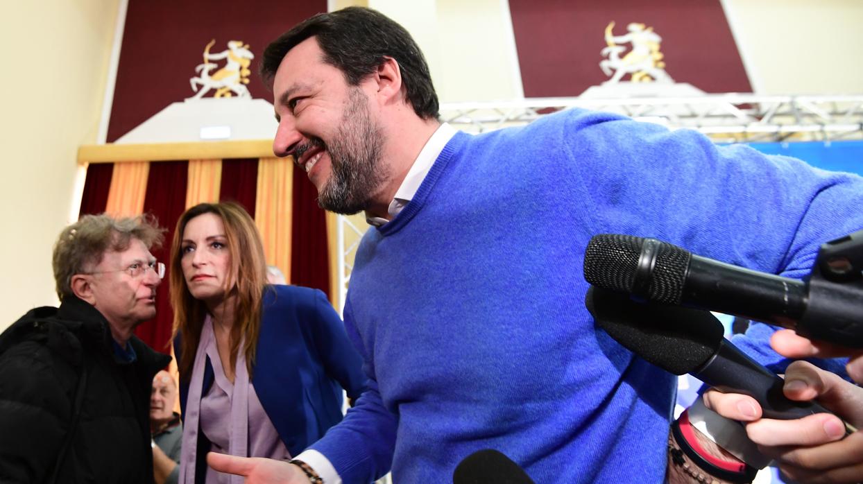 Matteo Salvini, el pasado domingo