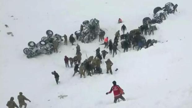 Ascienden a 41 los muertos y 75 los heridos por las avalanchas de nieve en el este de Turquía