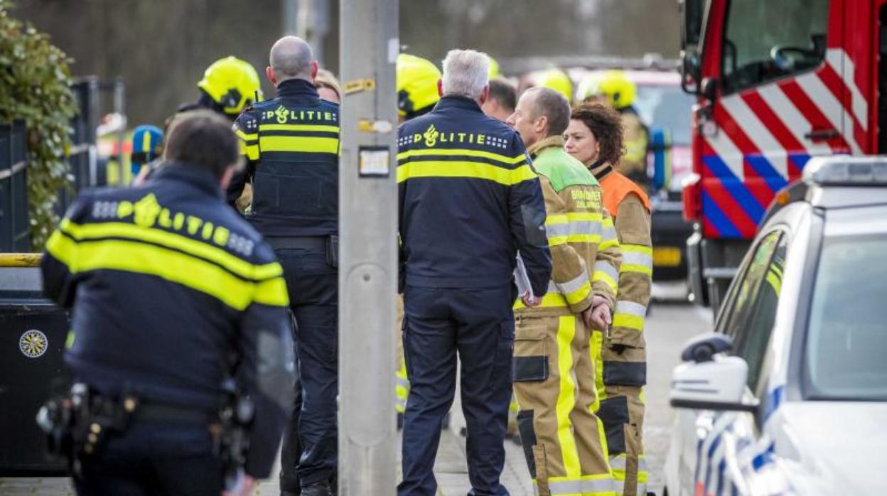 Los servicios de emergencia acuden al lugar del estallido en Kerkrade