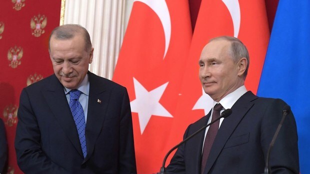 Erdogan se queda solo en su pulso militar con Putin en los conflictos de Siria y Libia