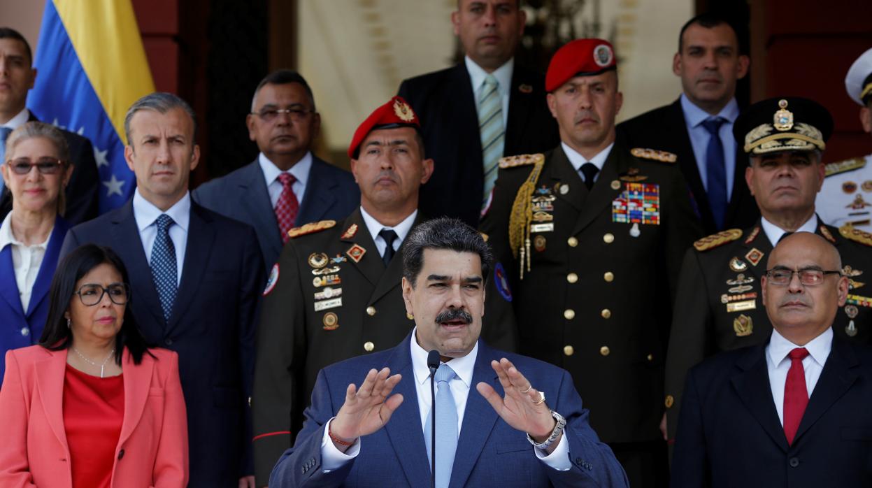 Maduro desde el Palacio de Miraflores