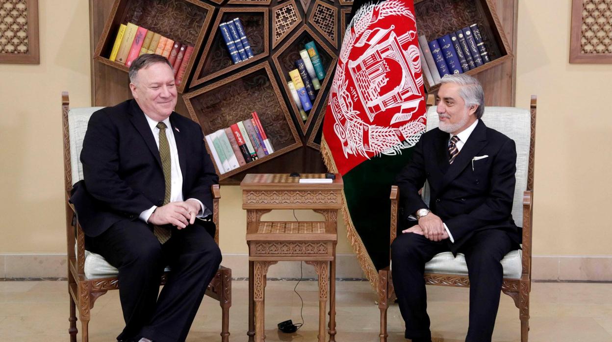 Pompeo este lunes con Abdullah Abdullah, en Kabul