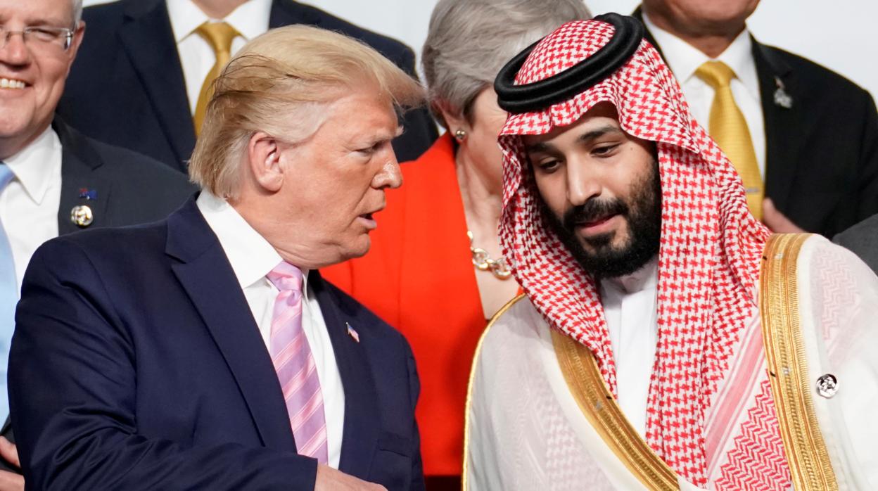 Donald Trump y Mohamed bin Salman durante una cumbre del G-20