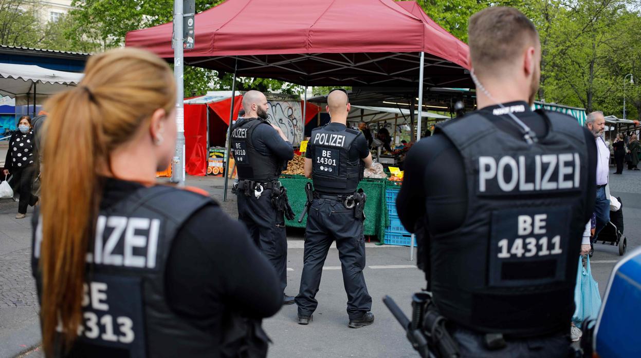 La Policía en un operativo en Berlín