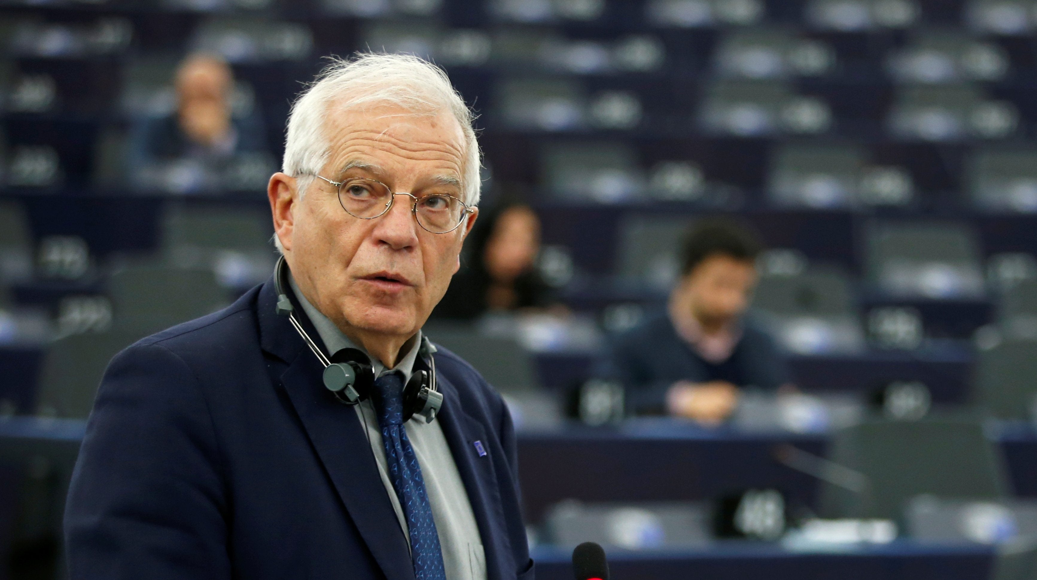 El Alto Representante de la UE para los Asuntos Exteriores, Josep Borrell, en Estrasburgo