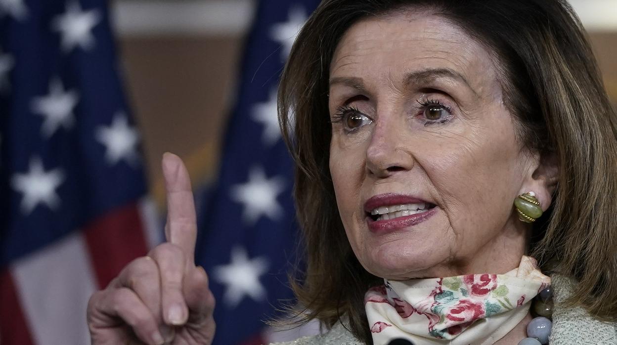 La presidenta de la Cámara de Representantes, Nancy Pelosi