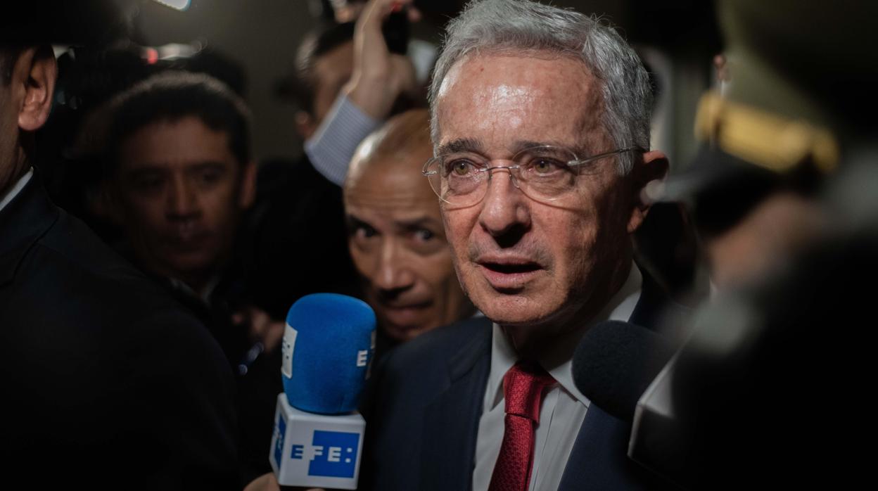 El exmandatario Álvaro Uribe Vélez