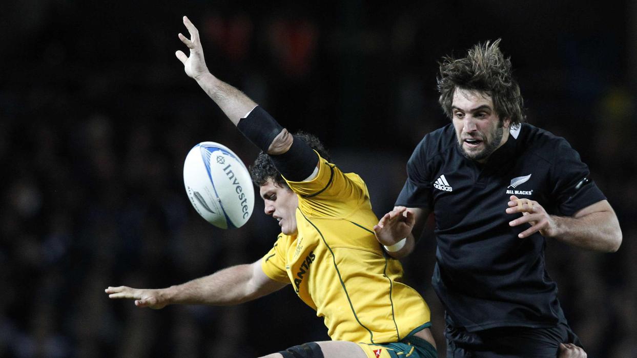 Imagen de archivo de un partido de rugby en Nueva Zelanda