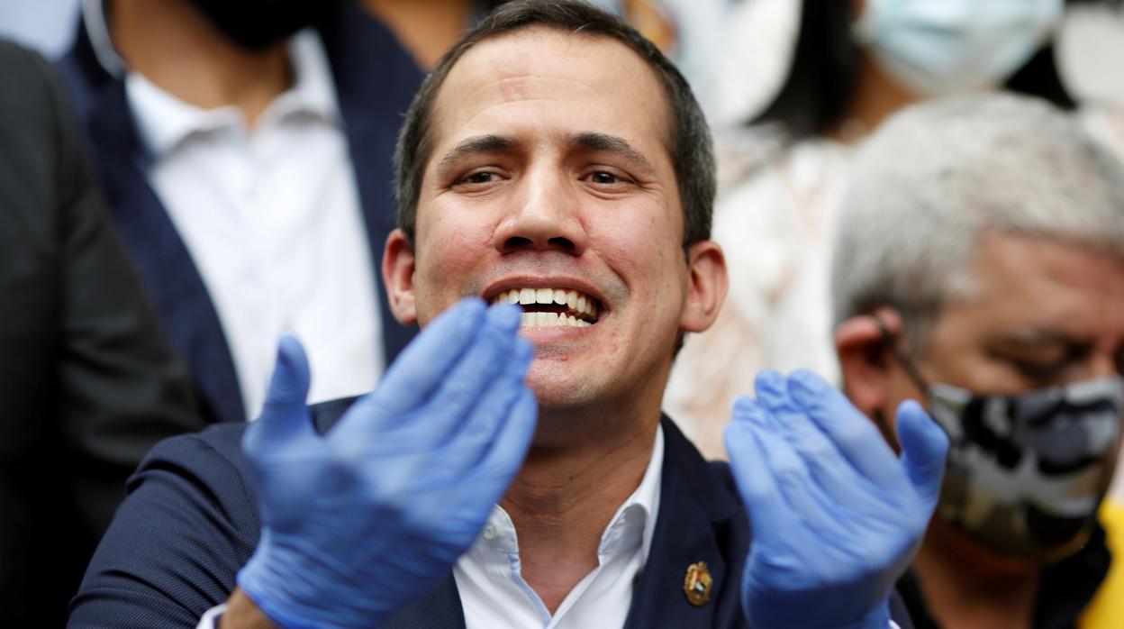 El presidente encargado de Venezuela, Juan Guaidó