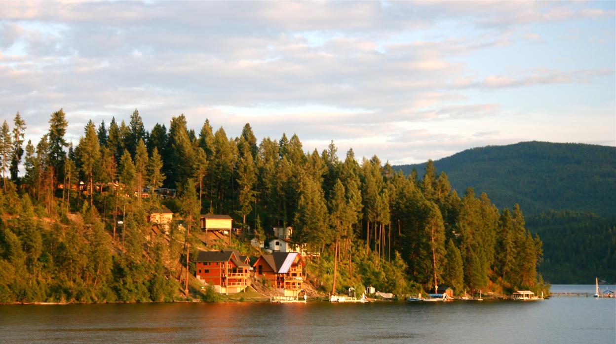 Lago Coeur d'Alene, Idaho