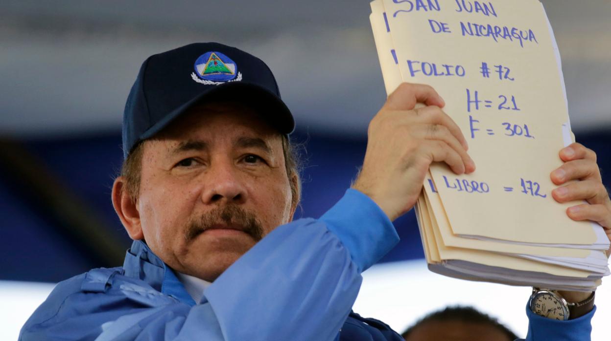 El presidente de Nicaragua, Daniel Ortega