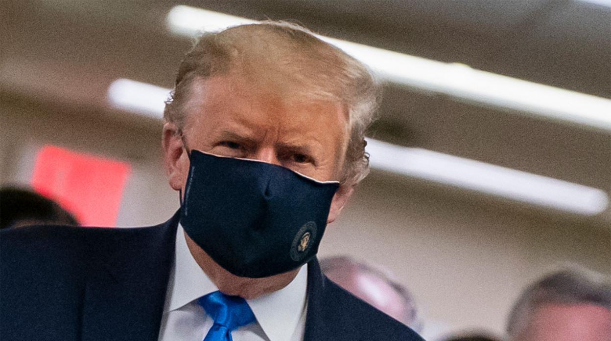 El presidente de Estados Unidos, Donald Trump, rectifica su posición sobre el uso de las mascarillas