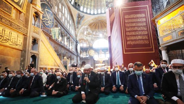 Erdogan «reconquista» Santa Sofía y se burla de Occidente