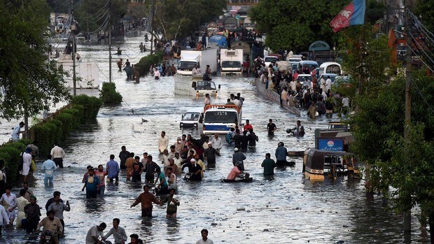 Mueren ocho personas a causa de las lluvias monzónicas en el sur de Pakistán