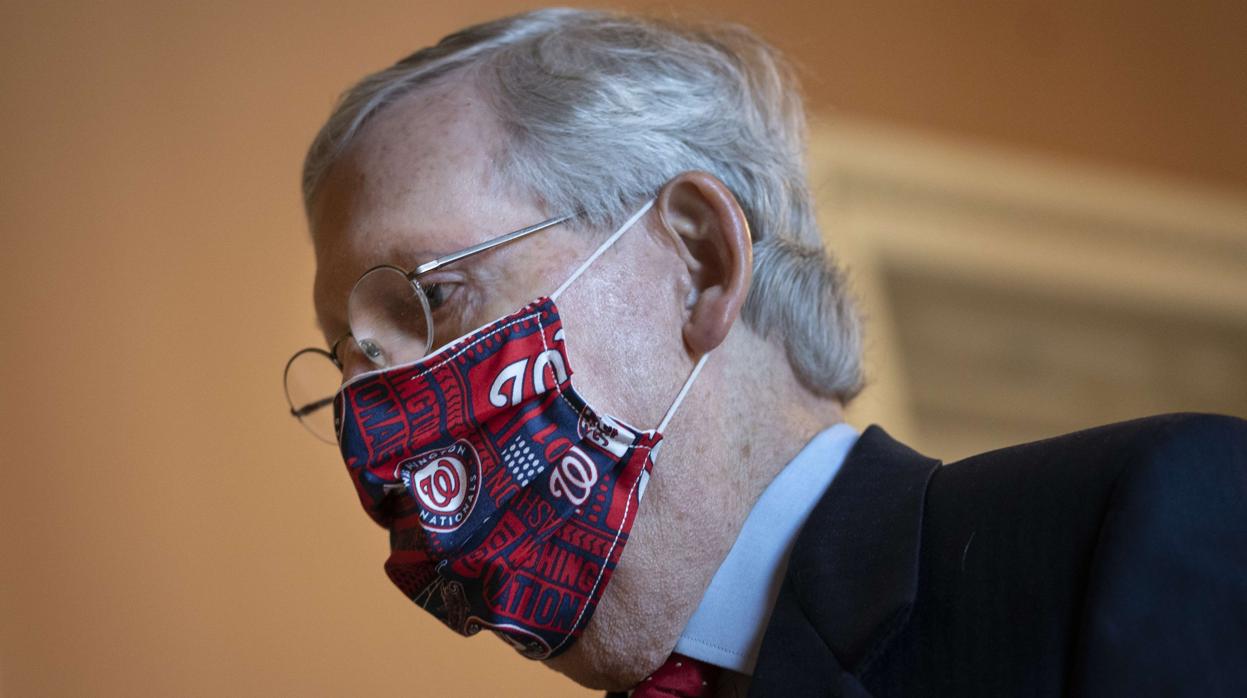 Mitch McConnell, líder de los republicanos en la Cámara alta