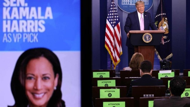 Trump, sobre Kamala Harris: «Es la más mala, horrible e irrespetuosa del Senado»