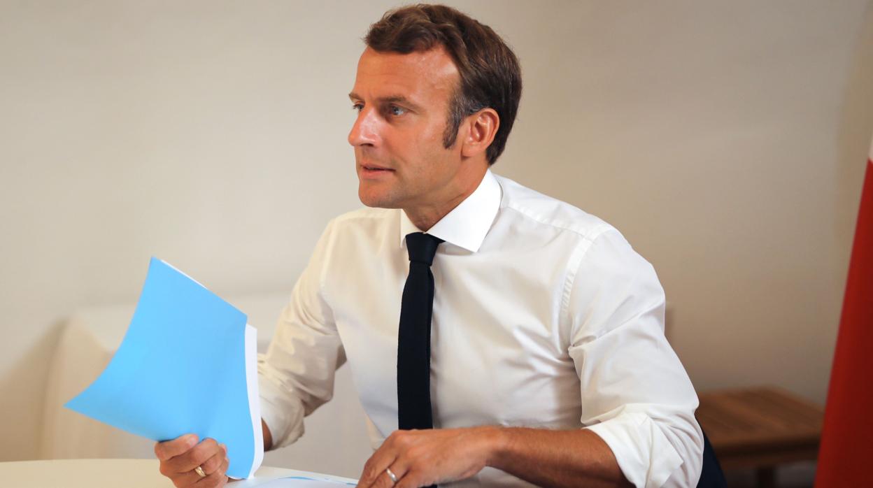 El presidente de Francia, Emmanuel Macron