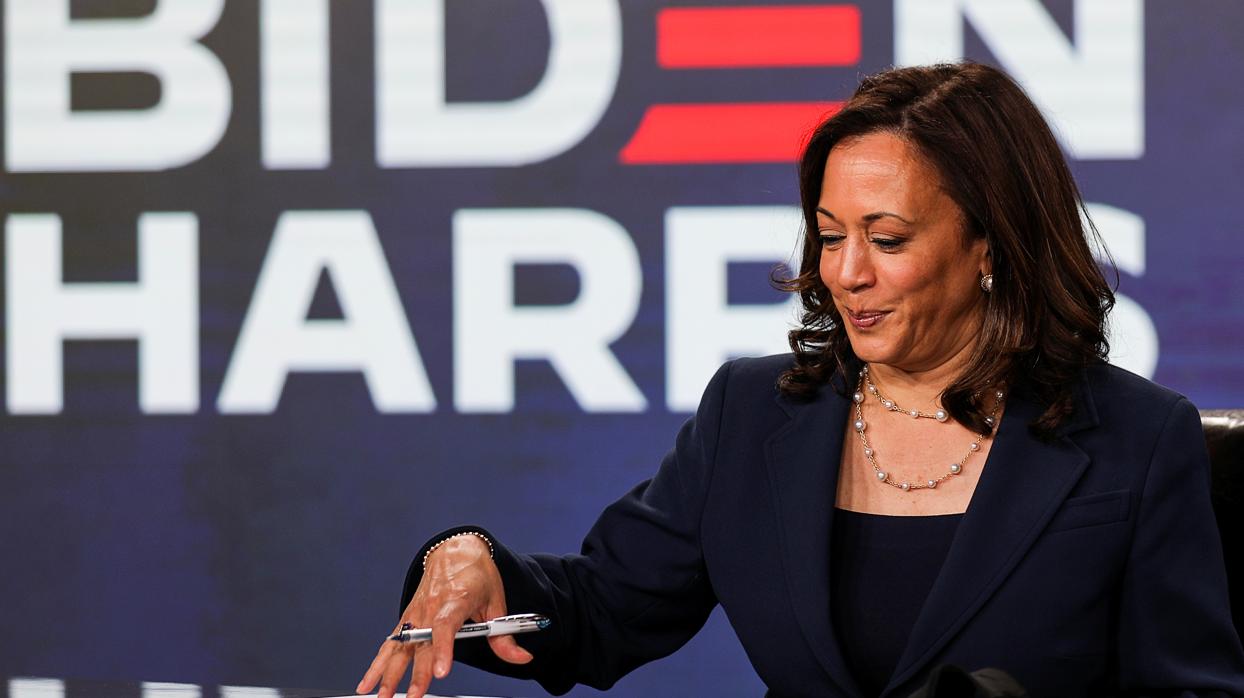 Kamala Harris, la aspirante a vicepresidenta, hablará justo antes que Obama