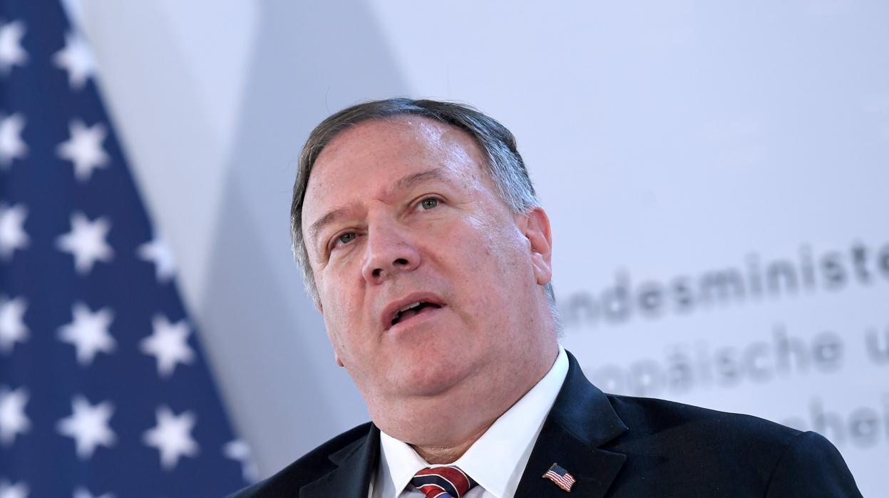 El secretario de Estado, Mike Pompeo, la semana pasada durante su visita a Viena