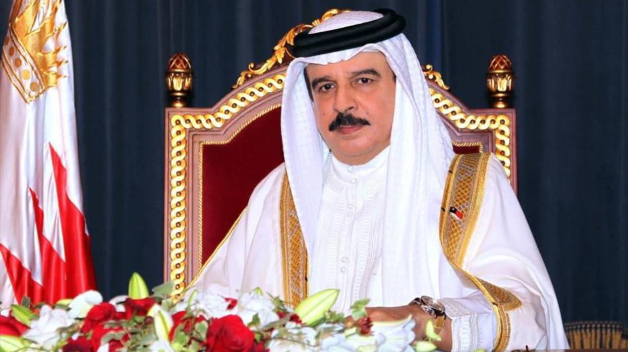 El rey de Bahréin, Hamad bin Isa al Jalifa