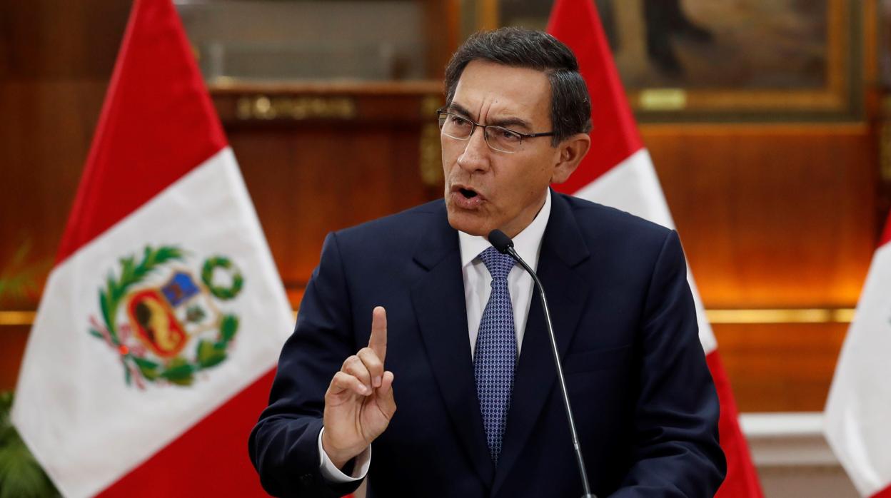 El presidente Martín Vizcarra