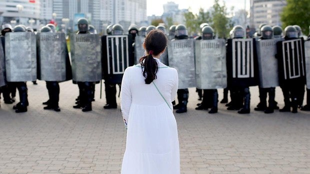 La protesta por la democracia en Minsk cobra fuerza