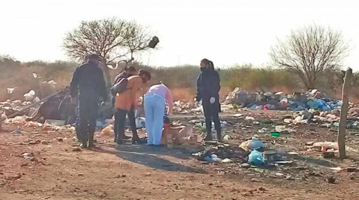 Imagen del vertedero en el que fue hallado el cuerpo