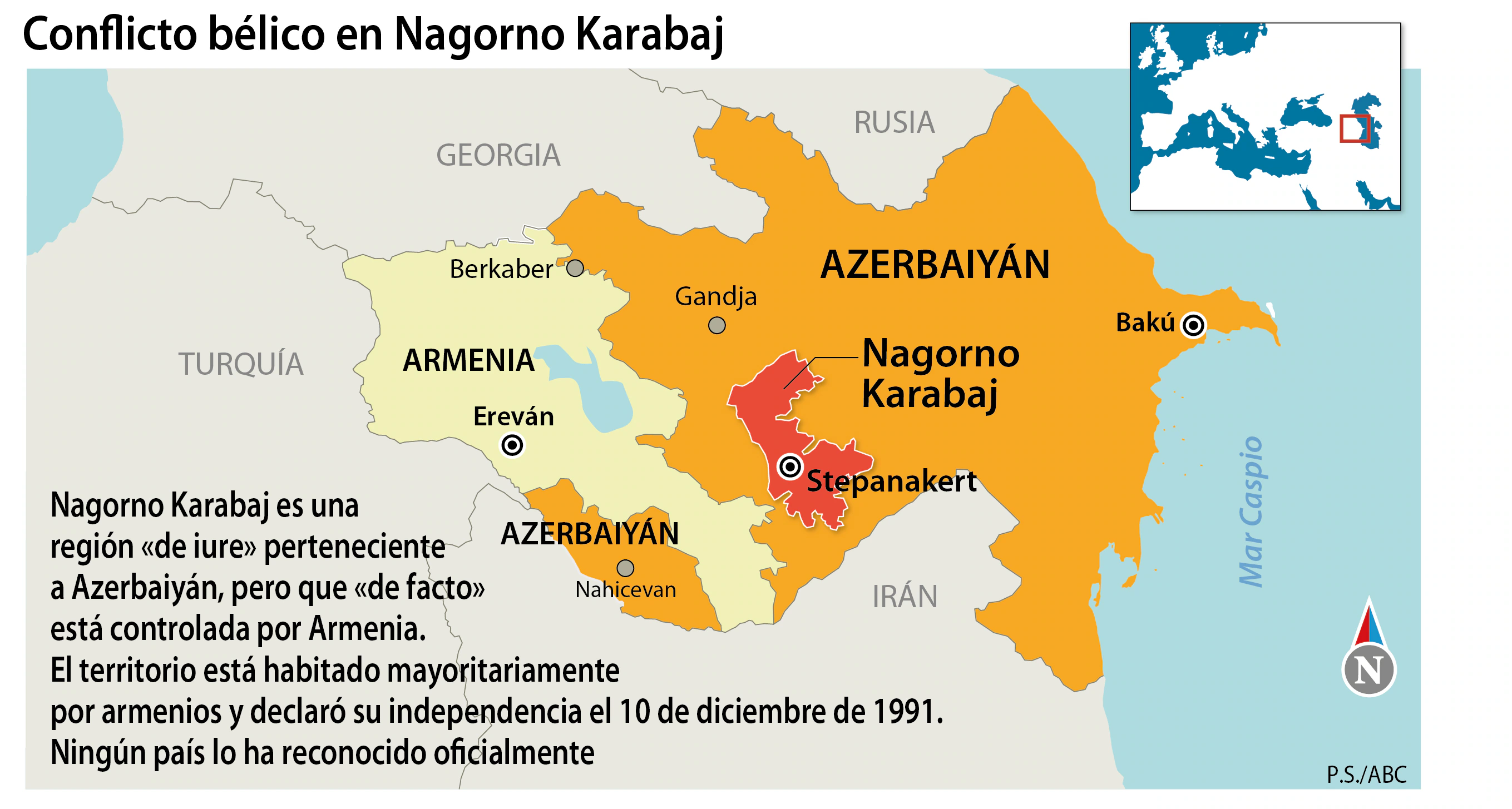 Las seis preguntas claves para entender qué pasa en Nagorno Karabaj