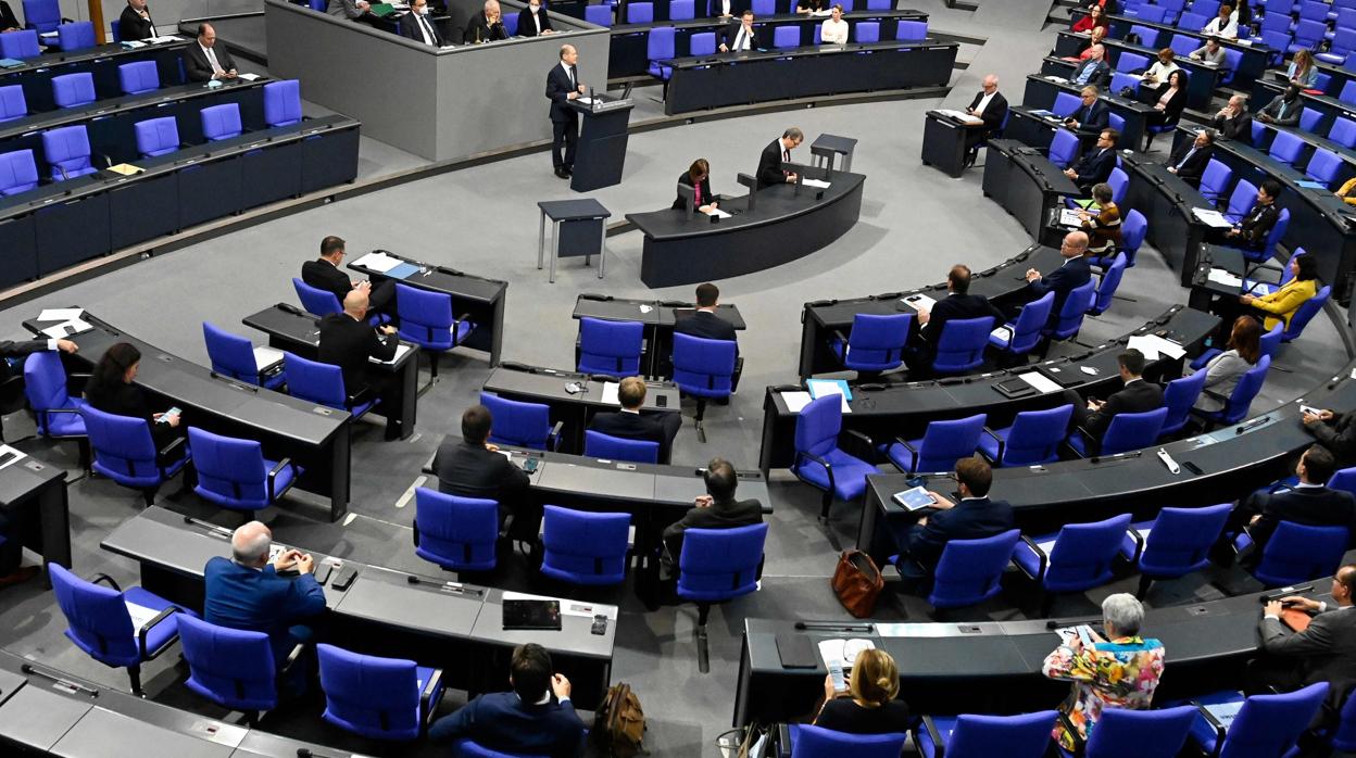 Sesión en el Bundestag por el treinta aniversario de la reunificación de Alemania