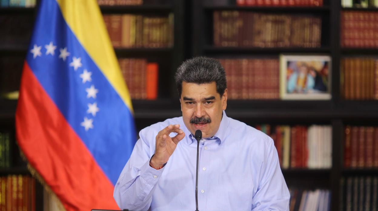 Nicolás Maduro, durante la presentación de un balance del COVID-19