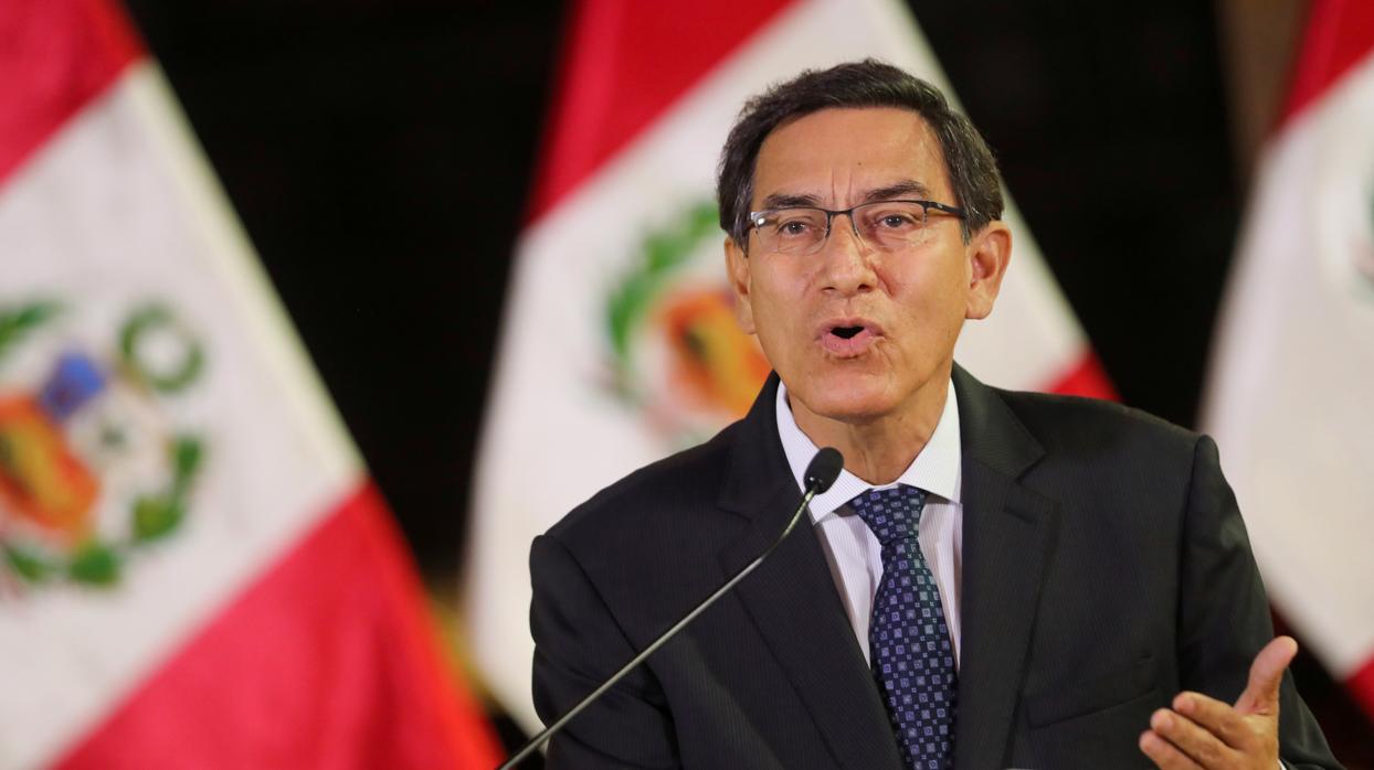 El presidente de Perú, Martín Vizcarra