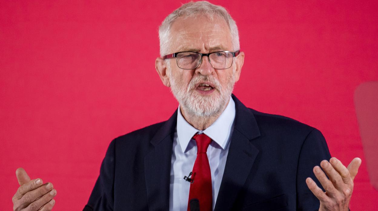 El exlíder del Partido Laborista británico Jeremy Corbyn