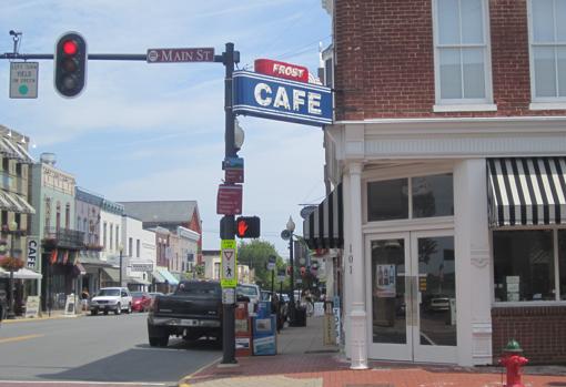 Una calle de Culpeper (Virginia)