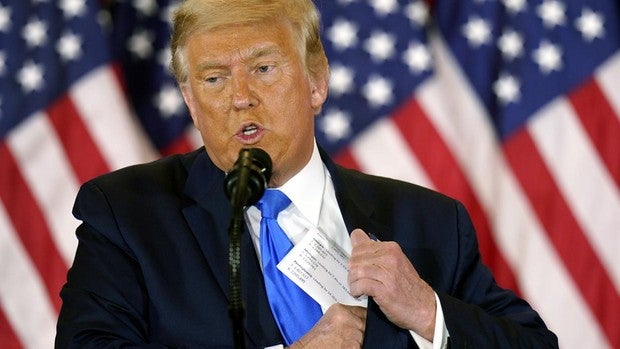 Trump admite que Biden ganó aunque atribuye su victoria al fraude e insiste: «No concedo nada»