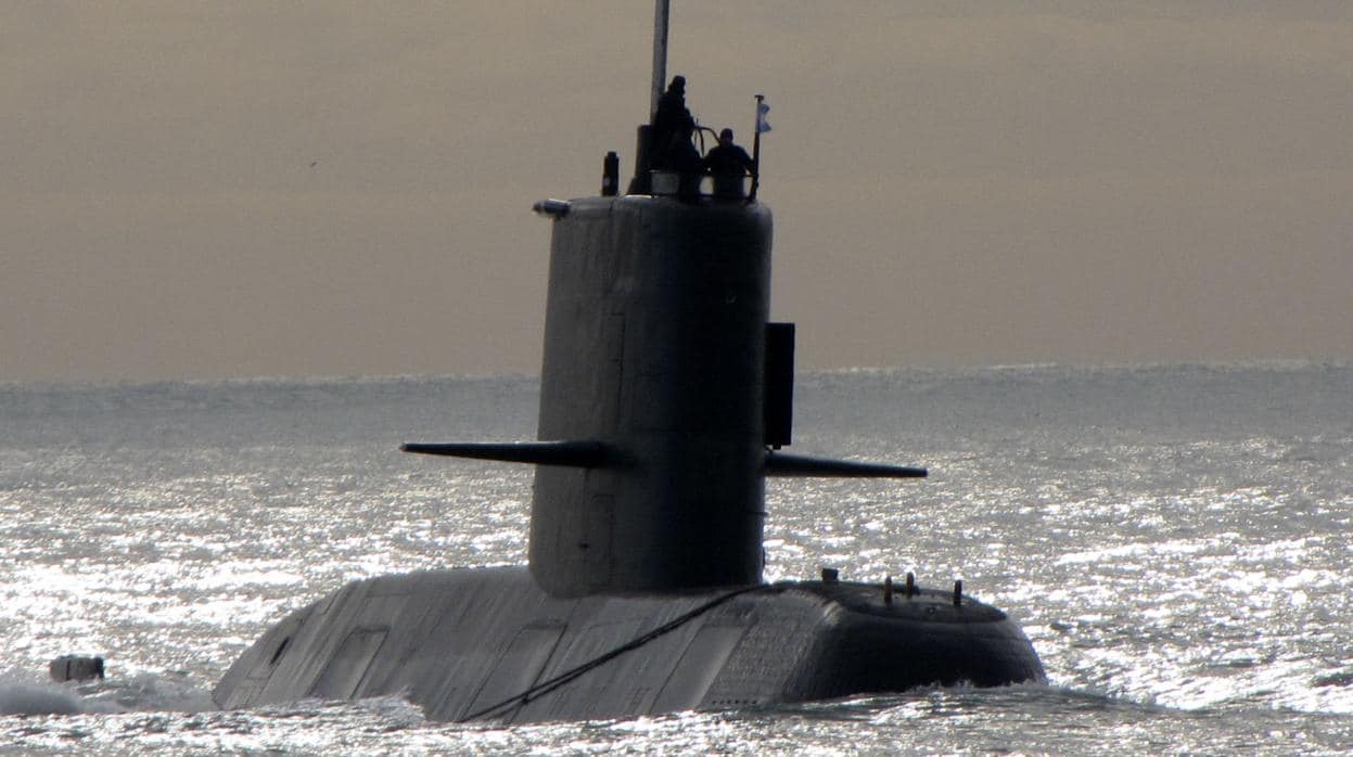 Una imagen de archivo del submarino San Juan