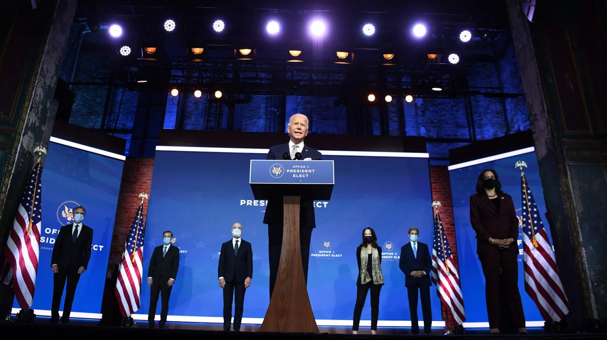 Joe Biden presenta a los primeros cargos nombrados para su gobierno en un acto en Wilmington (Delaware)