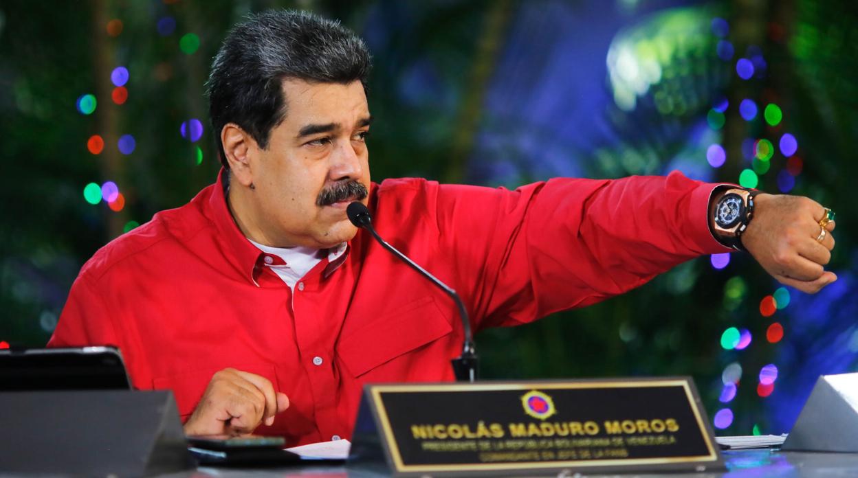 Nicolás Maduro, en rueda de prensa en Caracas
