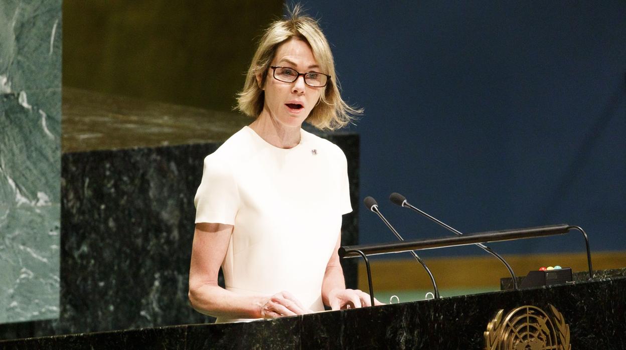 La embajadora estadounidense ante la ONU, Kelly Craft