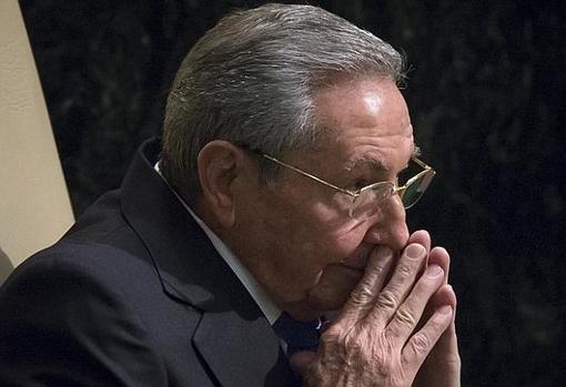 El todavía primer secretario del Partido Comunista Cubano, Raúl Castro