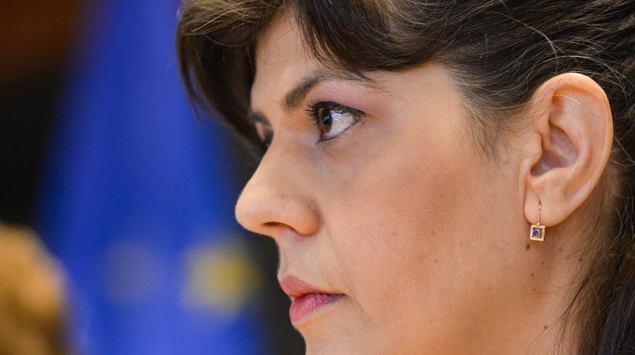 Laura Kövesi, fiscal general europea, en una comparecencia de 2020 ante el comité LIBE del PE