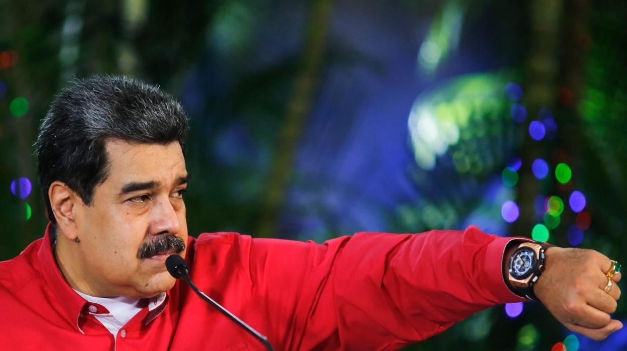 El líder chavista de Venezuela Nicolás Maduro