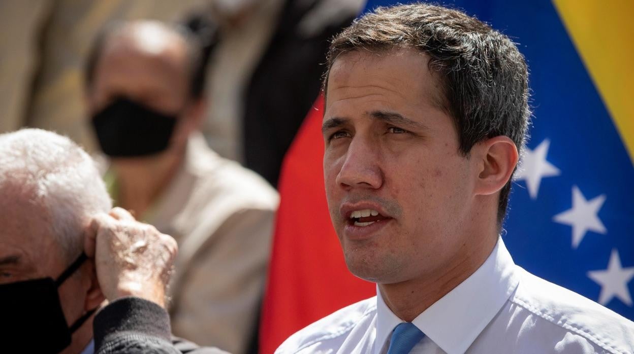 El presidente encargado de Venezuela, Juan Guaidó