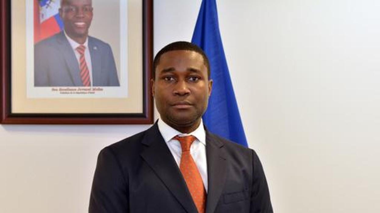 El embajador de Haití en España, Louis Marie Montfort Saintil