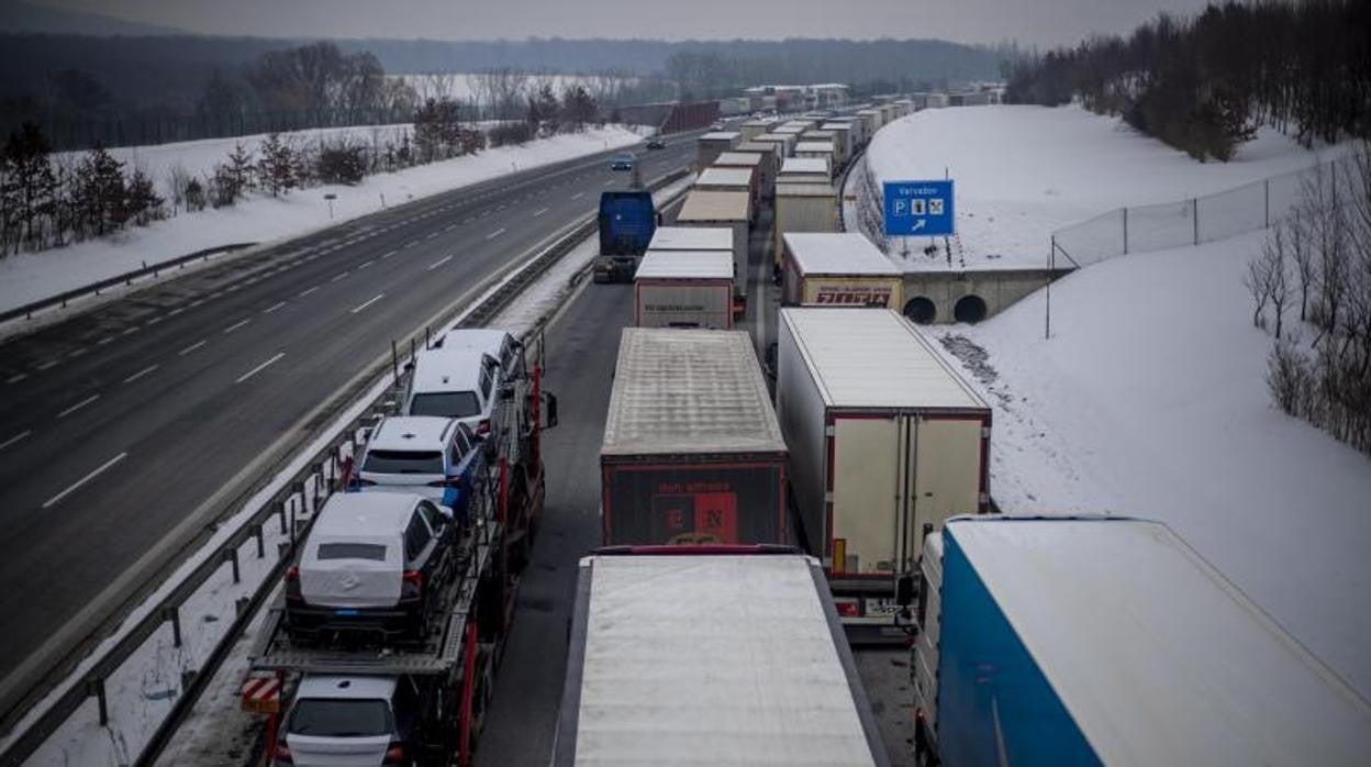 Controles en la frontera entre Alemania y República Checa