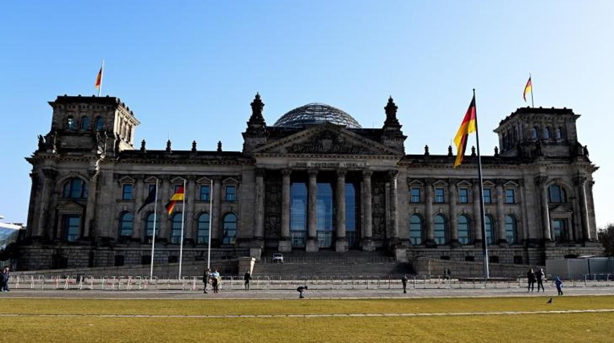 Fachada de la sede del Bundestag, en Berlín