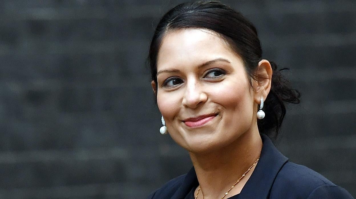 La ministra del Interior del Reino Unido, Priti Patel